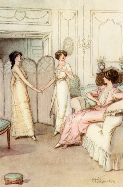 Illustration til J M Barrie The Admirable Crichton af Hugh Thomson