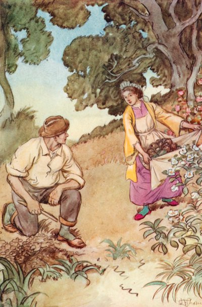 Illustration til J M Barrie The Admirable Crichton af Hugh Thomson