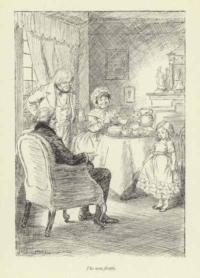 Illustration til Janets Repentance af George Eliot af Hugh Thomson