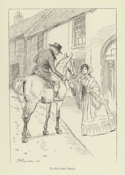 Illustration til Janets Repentance af George Eliot af Hugh Thomson