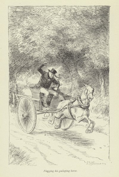 Illustration til Janets Repentance af George Eliot af Hugh Thomson