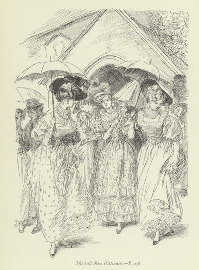 Illustration til Janets Repentance af George Eliot af Hugh Thomson