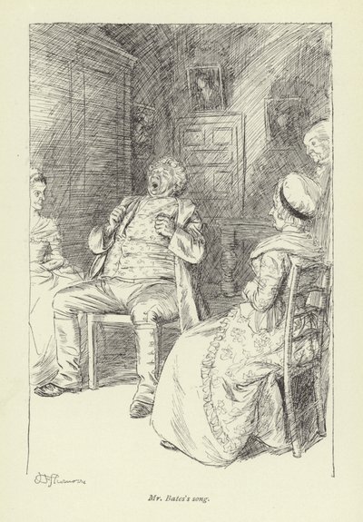 Illustration til Mr Gilfils Love Story af George Eliot af Hugh Thomson