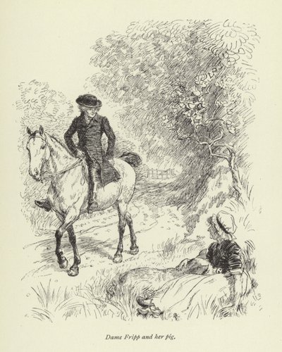 Illustration til Mr Gilfils Love Story af George Eliot af Hugh Thomson
