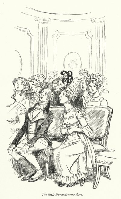 Illustration for Persuasion af Jane Austen (litho) af Hugh Thomson