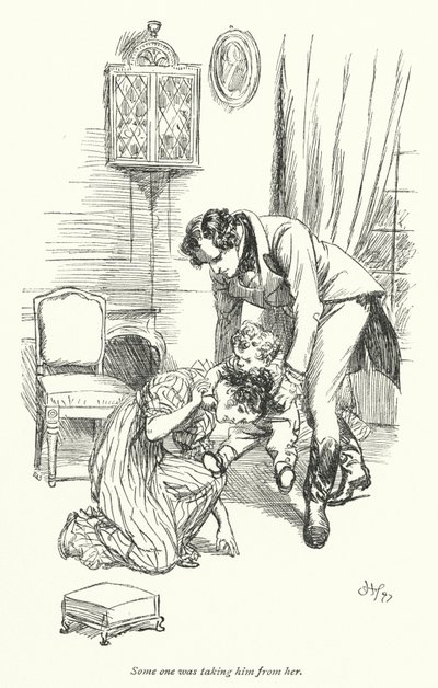 Illustration for Persuasion af Jane Austen (litho) af Hugh Thomson