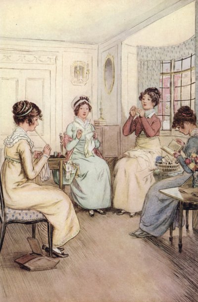 Illustration til Quality Street af Hugh Thomson