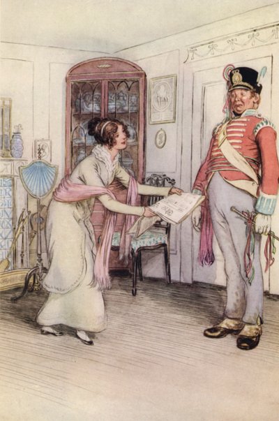 Illustration til Quality Street af Hugh Thomson