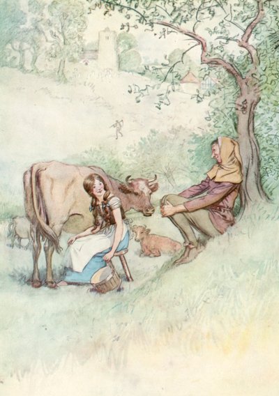 Illustration til Shakespeares, som du kan lide det af Hugh Thomson