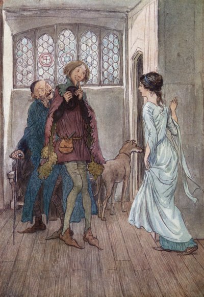 Illustration til The Merry Wives of Windsor af Hugh Thomson