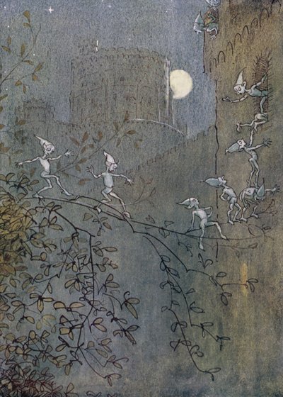 Illustration til The Merry Wives of Windsor af Hugh Thomson