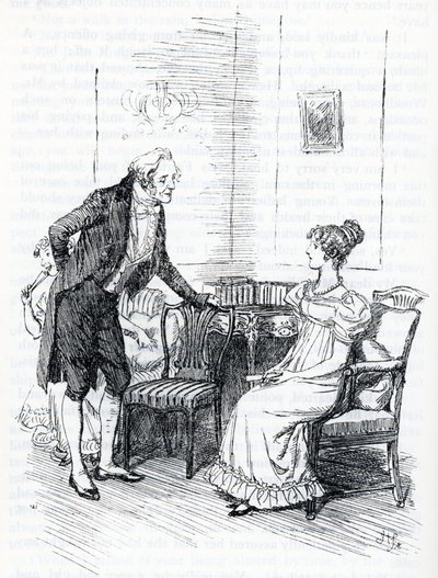 "Jane fairfax" (illustration) af Hugh Thomson