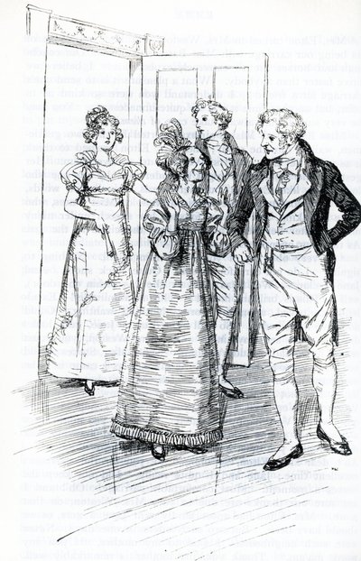 "The Ball at the Crown Inn" (illustration) af Hugh Thomson
