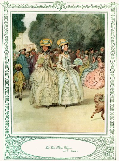 Oliver Goldsmiths skuespil She Stoops to Conquer af Hugh Thomson