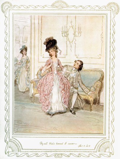 Richard Brinsley Sheridans skuespil af Hugh Thomson