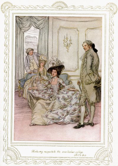 Richard Brinsley Sheridans skuespil af Hugh Thomson