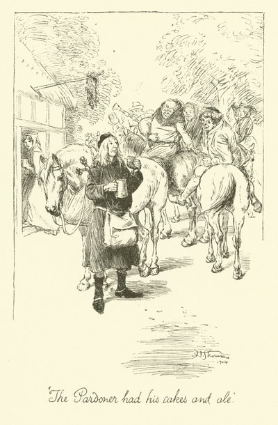 Benåderen (litho) af Hugh Thomson