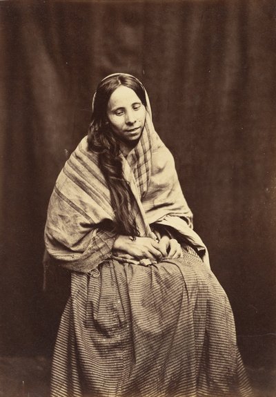 Patient, Surrey County Lunatic Asylum, 1850-55. af Hugh Welch Diamond