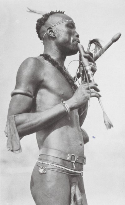 Centralafrikansk Njambara (s/h-foto) af Hugo Adolf Bernatzik