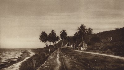 Mexico: Campeche, Calle por Lerma (s/h-foto) af Hugo Brehme