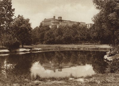 Mexico: Castillo Chapultepec (s/h-foto) af Hugo Brehme