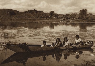 Mexico: Laguna de Patzcuaro (s/h-foto) af Hugo Brehme