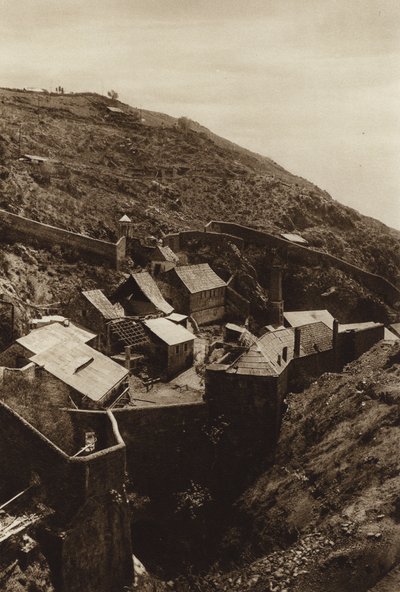 Mexico: Pachuca, tidligere spansk mine (s/h-foto) af Hugo Brehme