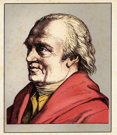 Frederick William HERSCHEL (15. november 1738 - 25. august 1822) 1854 (gravering) af Hugo Bürkner