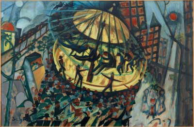Wurstelprater af Hugo Scheiber