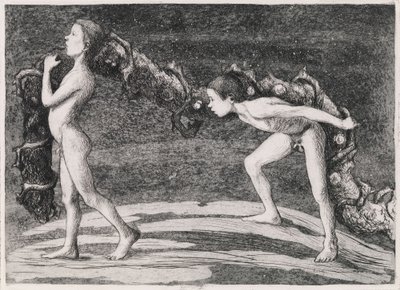 Garland-bærere II af Hugo Simberg