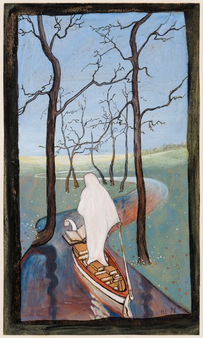 Ved livets flod; Livets strøm af Hugo Simberg