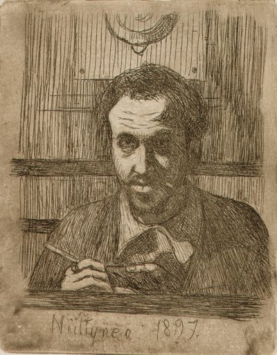 Selvportræt II af Hugo Simberg