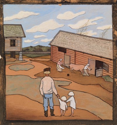 Forårsstemning af Hugo Simberg