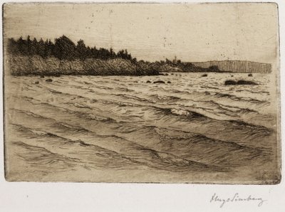 Sommerbølger af Hugo Simberg
