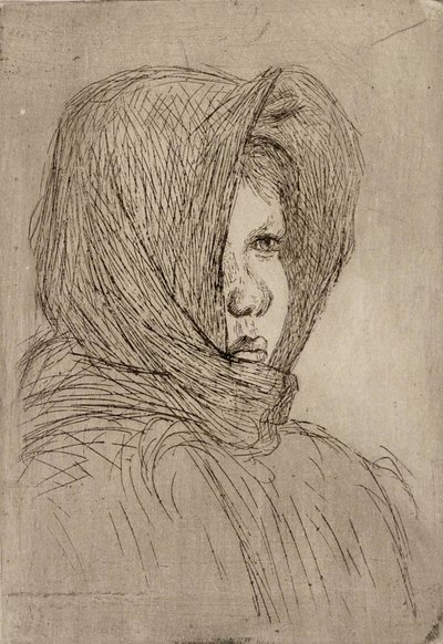 Tørklædet af Hugo Simberg