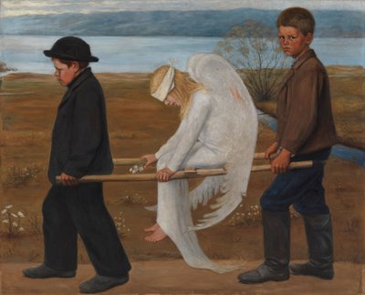 Den sårede engel af Hugo Simberg