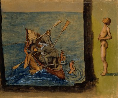 Väinämöinen og Ikiturso af Hugo Simberg