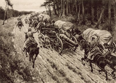 Vestfronten litho af Hugo Ungewitter