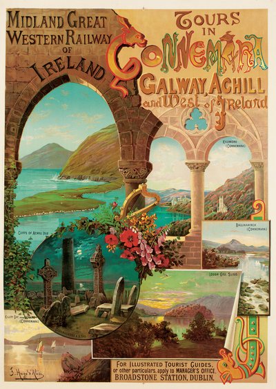 Ture i Connemara, Midland Great Western Railway of Ireland af Hugo d Alesi