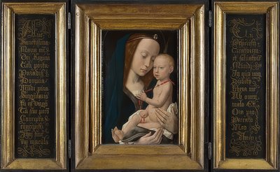 Madonna med barnet. Omkring 1485 af Hugo van der Goes