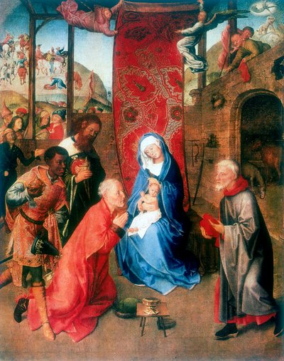 Magiernes tilbedelse, 1400-tallet af Hugo van der Goes