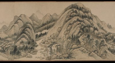 Bolig i Fuchun-bjergene af Hui Wang