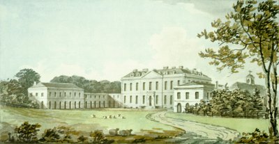 Rød bog for Sheringham Hall, ca. 1812 af Humphry Repton