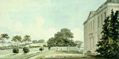 Rød bog for Sheringham Hall, ca. 1812 af Humphry Repton