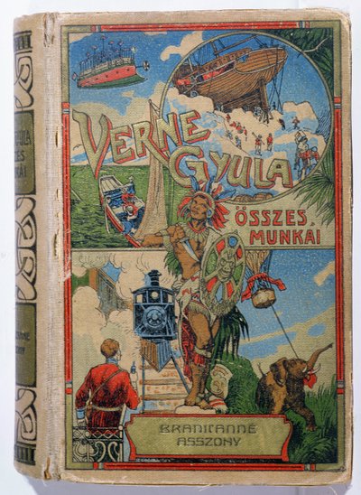 Forside af Mistress Branican af Jules Verne (1828-1905), begyndelsen af det 20. århundrede af Hungarian School