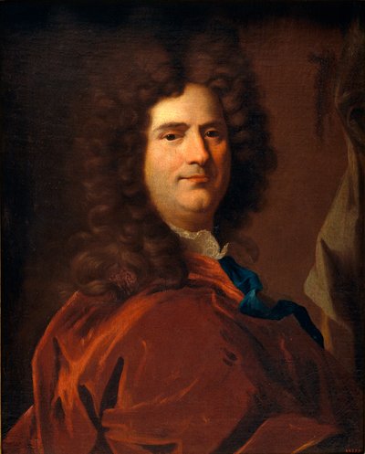 Selvportræt - Selvportræt - Maleri af Hyacinthe Francois Honore Rigaud (1659-1743) - ca 1705 - Olie på lærred - 65,5x53,5 - Museu Nacional d