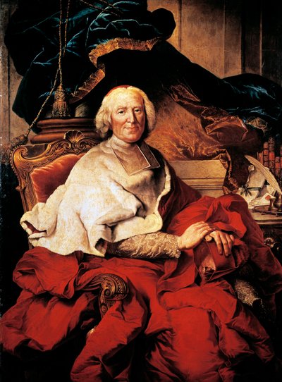 Portræt af Andre-Hercule de Fleury (Lodeve af Hyacinthe Francois Rigaud