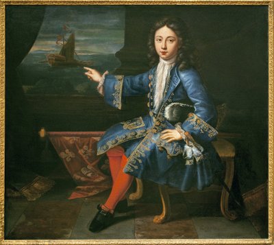 Portræt af greven af Toulouse (1678-1737). (Anerkendt søn af Ludvig XIV (1638-1715) og Madame de Montespan (Francoise Athenais, Marquise af Montespan af Hyacinthe Francois Rigaud