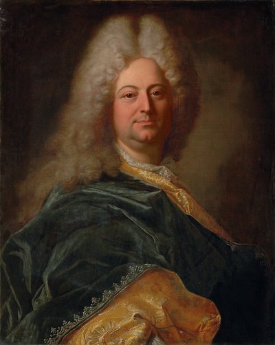 Portræt af Marquis de la Mesangere af Hyacinthe Francois Rigaud