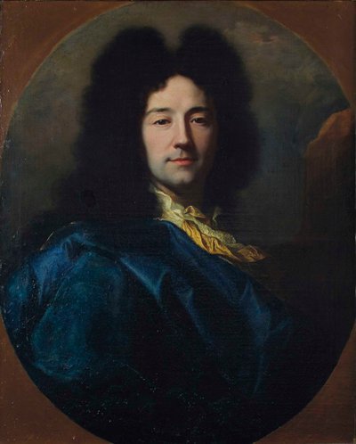 Selvportræt Selvportræt, sagt til den blå frakke, 1696. af Hyacinthe François Honoré Rigaud